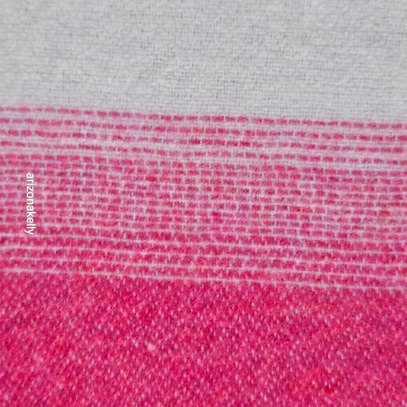 NWOT J. Crew Scarf With Ombre Stripes Italy Wool Blend - Picture 7 of 14